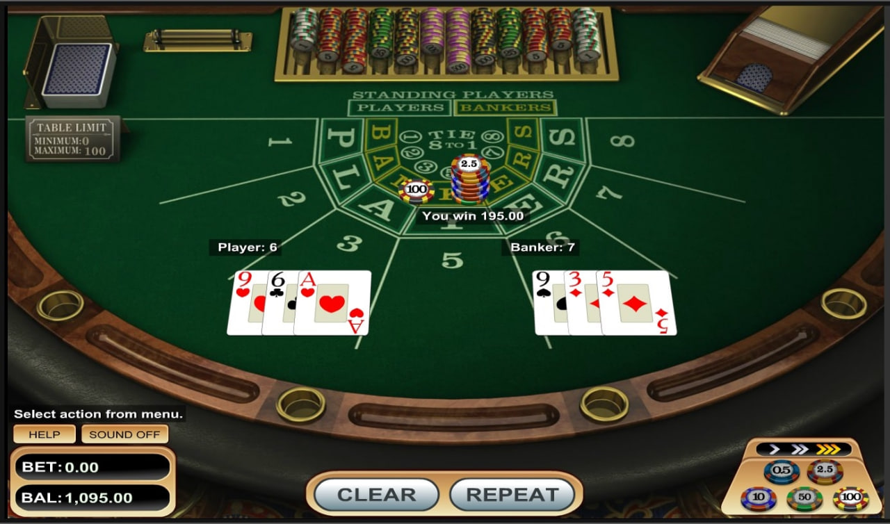 Online baccarat casino